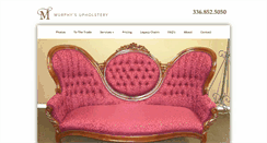 Desktop Screenshot of murphysupholstery.com