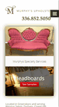Mobile Screenshot of murphysupholstery.com
