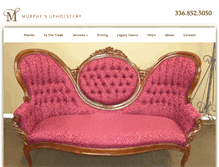 Tablet Screenshot of murphysupholstery.com